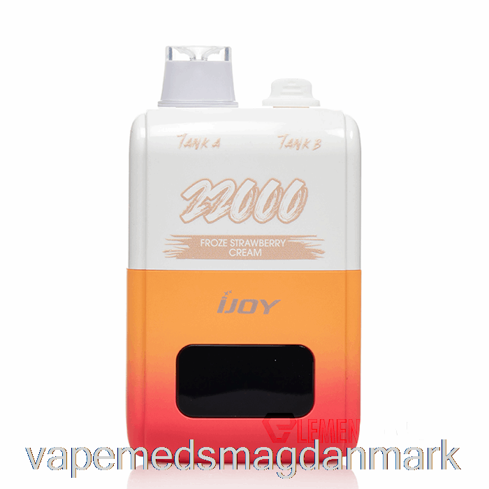 Vape Væske Ijoy Sd 22000 Engangs Frossen Jordbærcreme